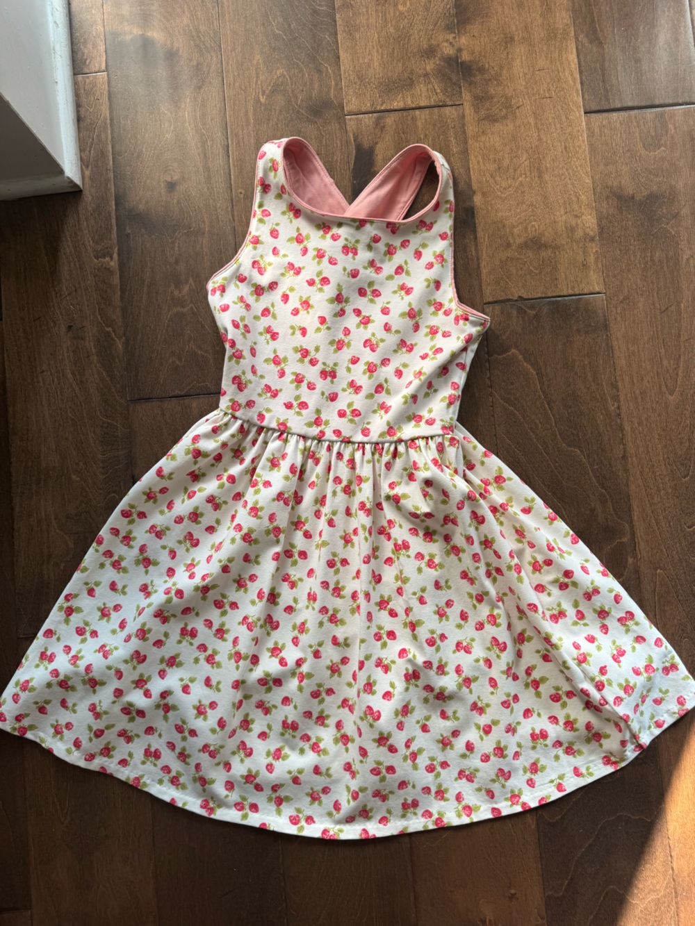 Ralph Lauren Strawberry-Print is Girls Dress